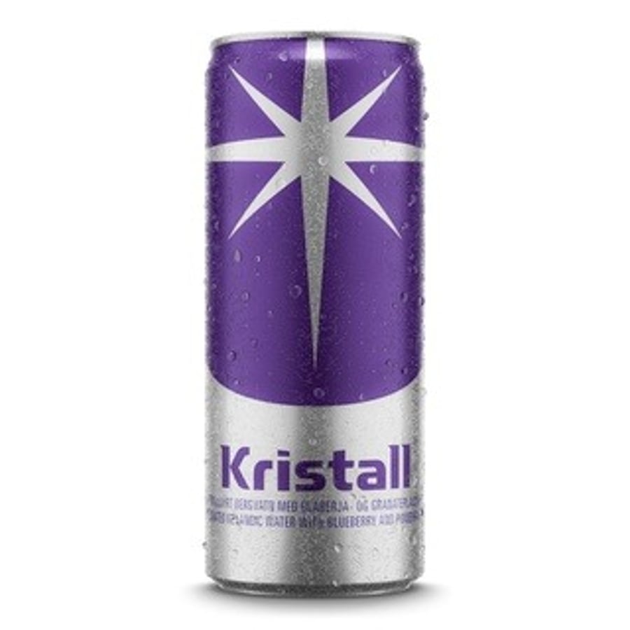 Kristall með bláberjum og granatepli 6 x 330 ml