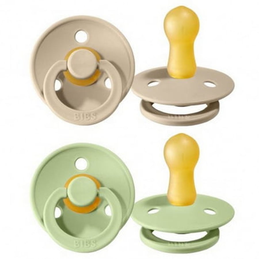 BIBS Colour Sand/Pistachio Size 1 2pk