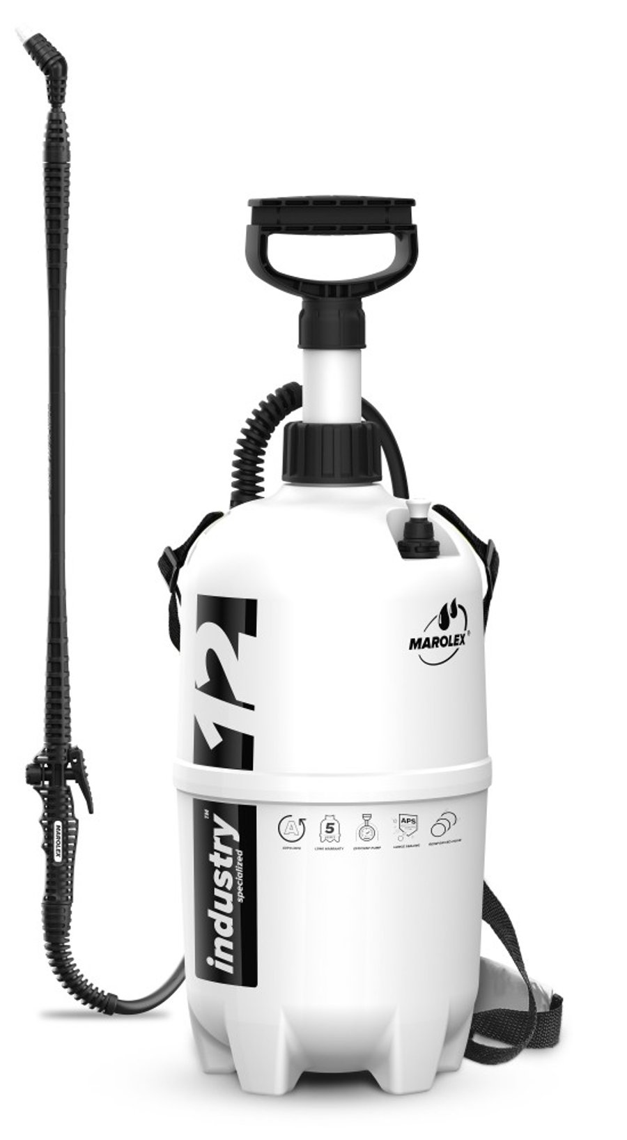 Marolex Úðabrúsi 12l iðn/viton
