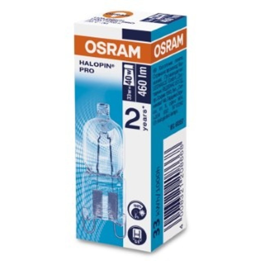 Osram ljósapera Halopin Eco 33W G9 glær
