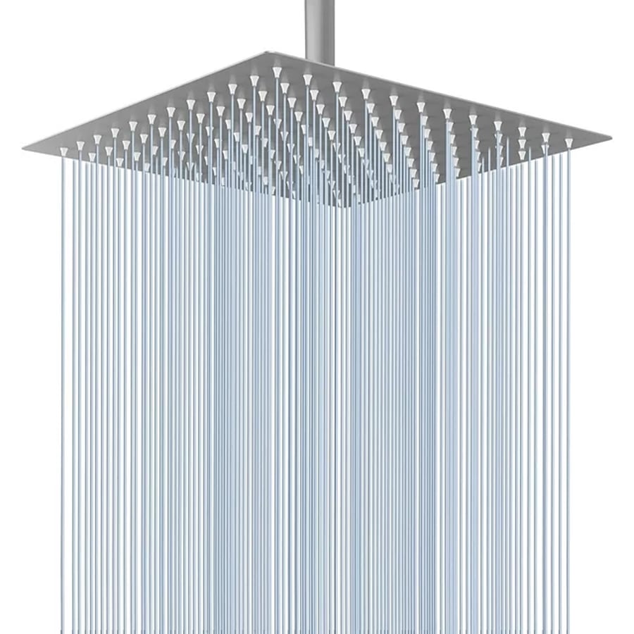 Lúxus Sturtuhaus Ferkantaður - Rain Fall Showerhead