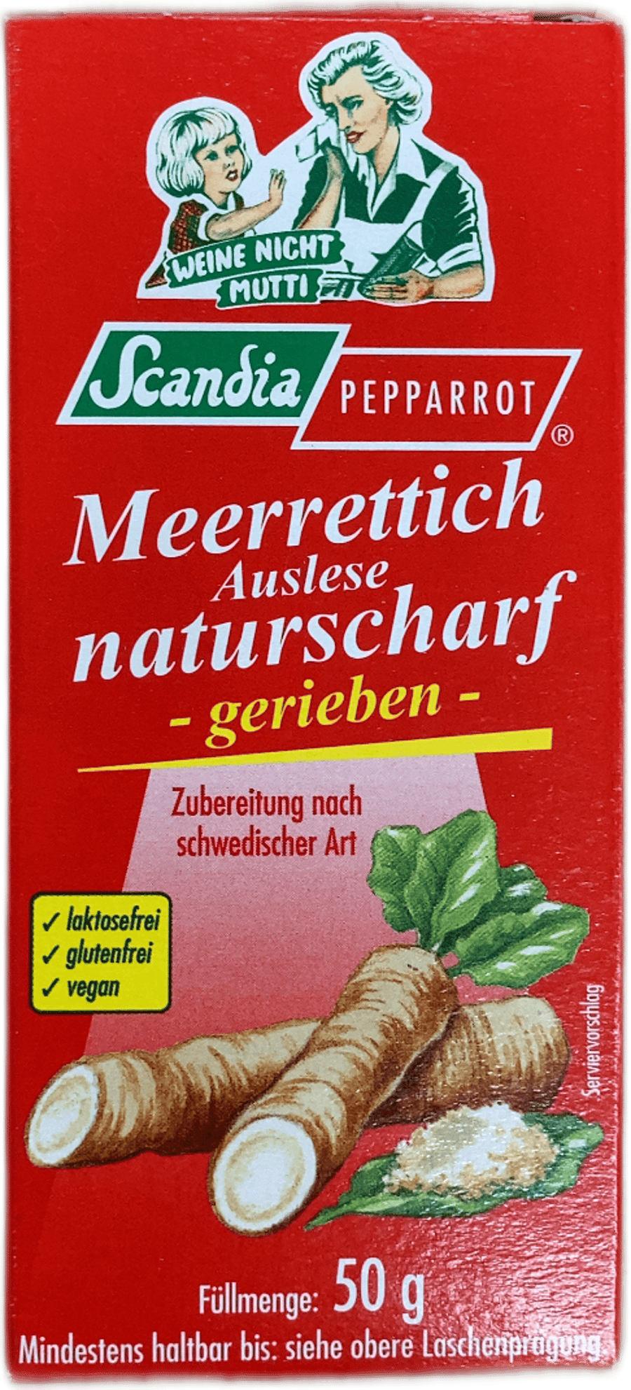 Scandia rifin piparrót, úrvals, náttúrulega sterk 50 g