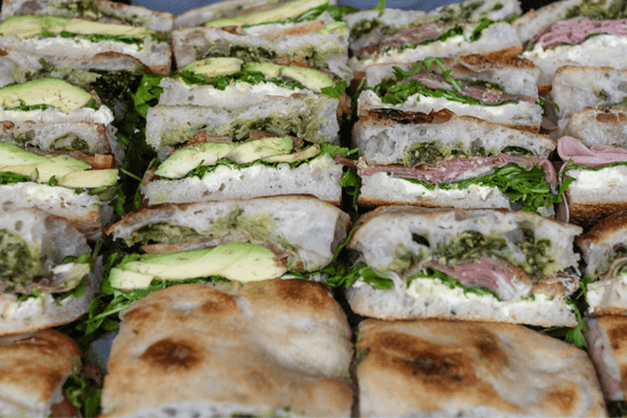 20 Focaccia Samlokur
