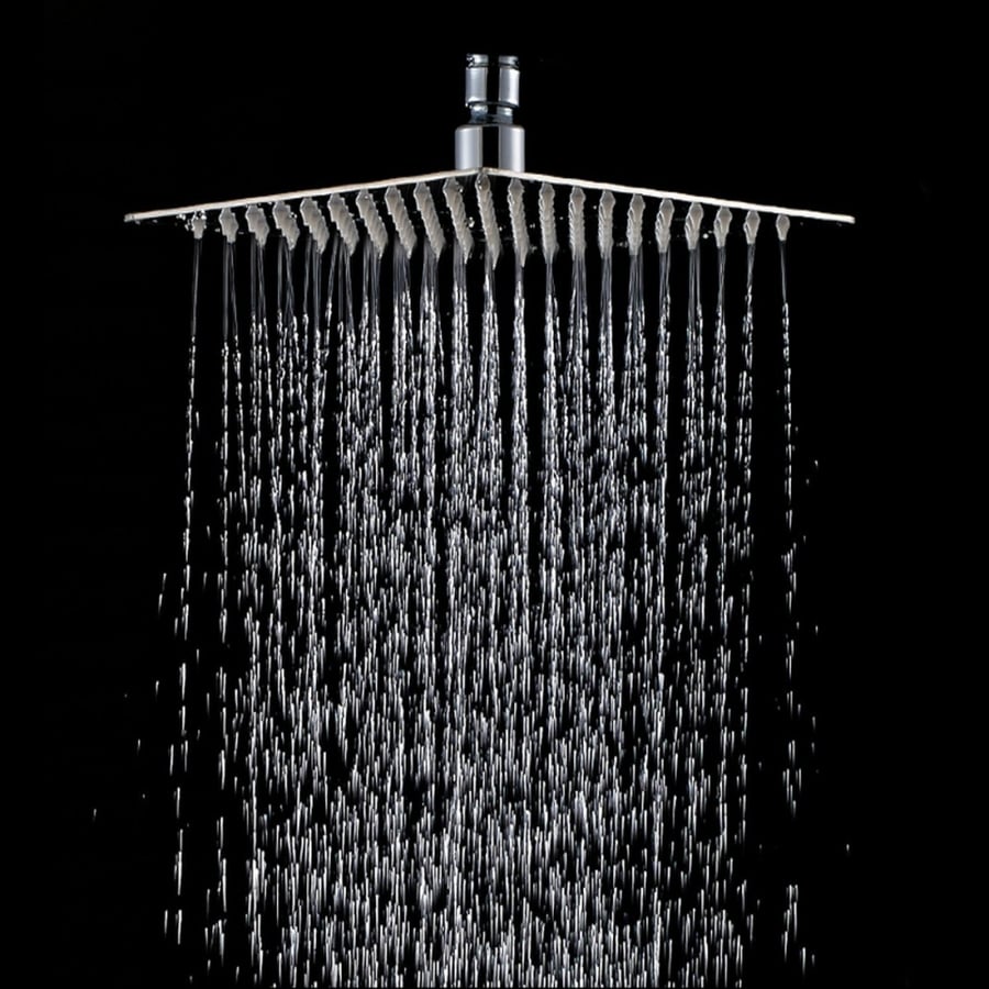 Lúxus Sturtuhaus Ferkantaður - Rain Fall Showerhead