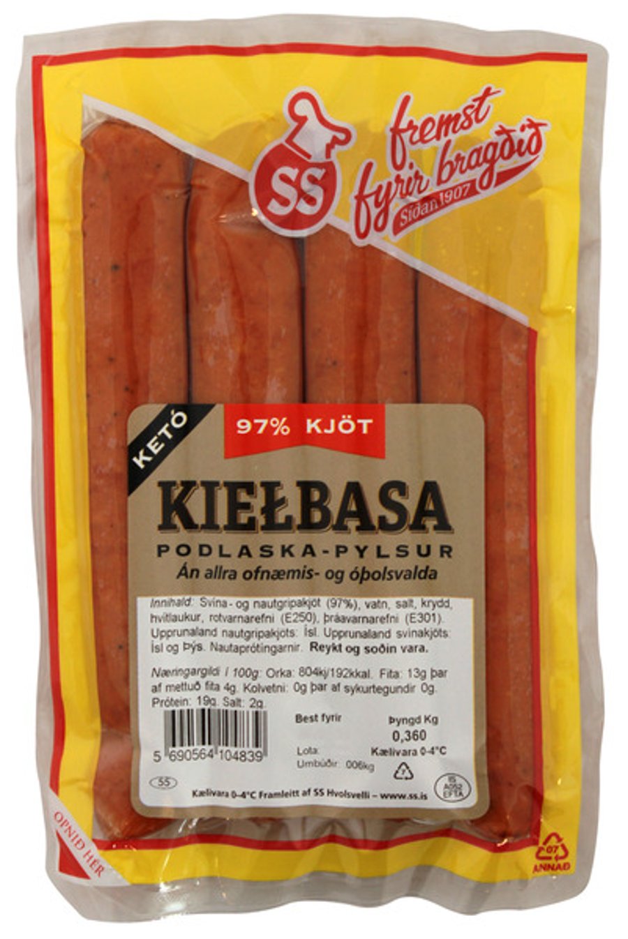 SS kielbasa pylsur 4 stk.