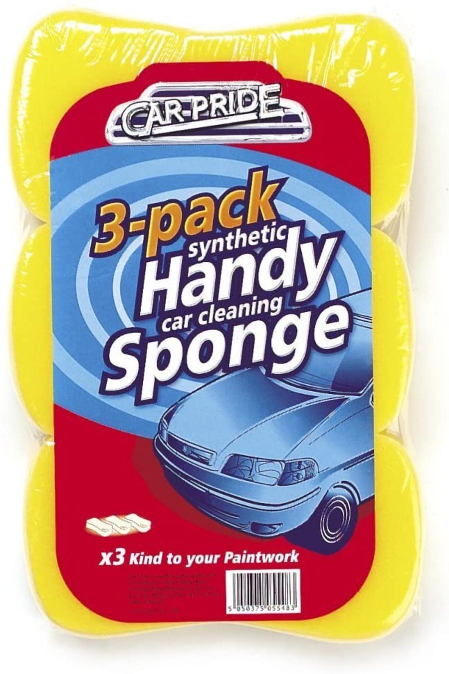 Car Pride Handy Sponge - Mjúkir svampar fyrir bílinn 3 í pakka