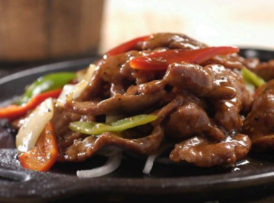Black pepper beef