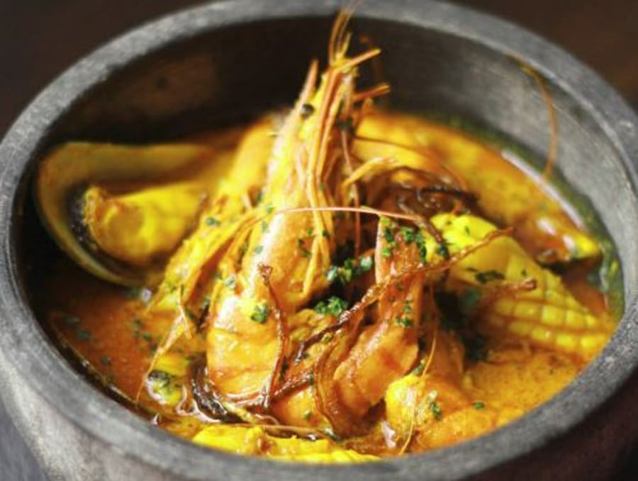 Curry seafood
