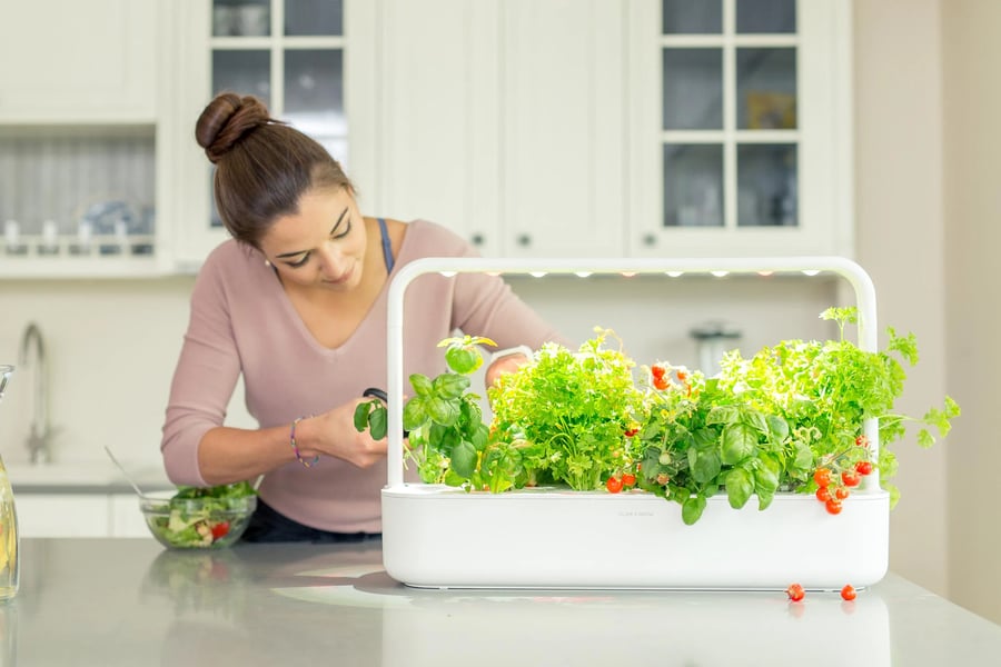 Click and Grow Smart Garden 9 Starter Kit HVÍTUR