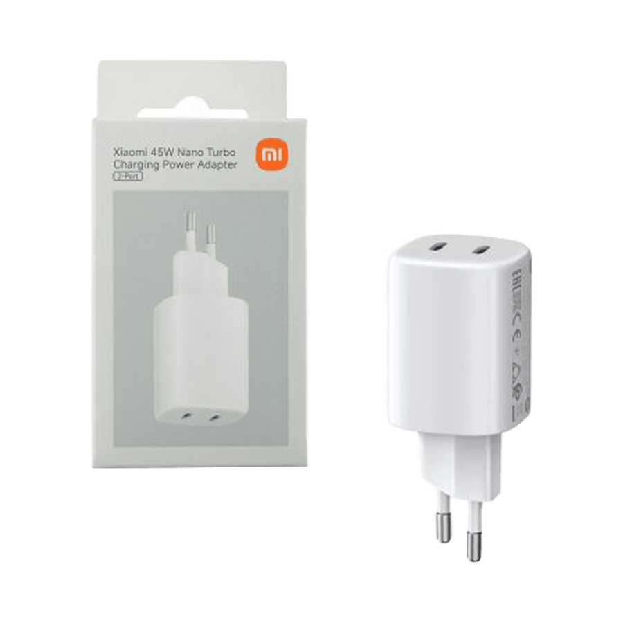 Xiaomi 45W GaN Turbo hleðslutæki (2x USB-C)