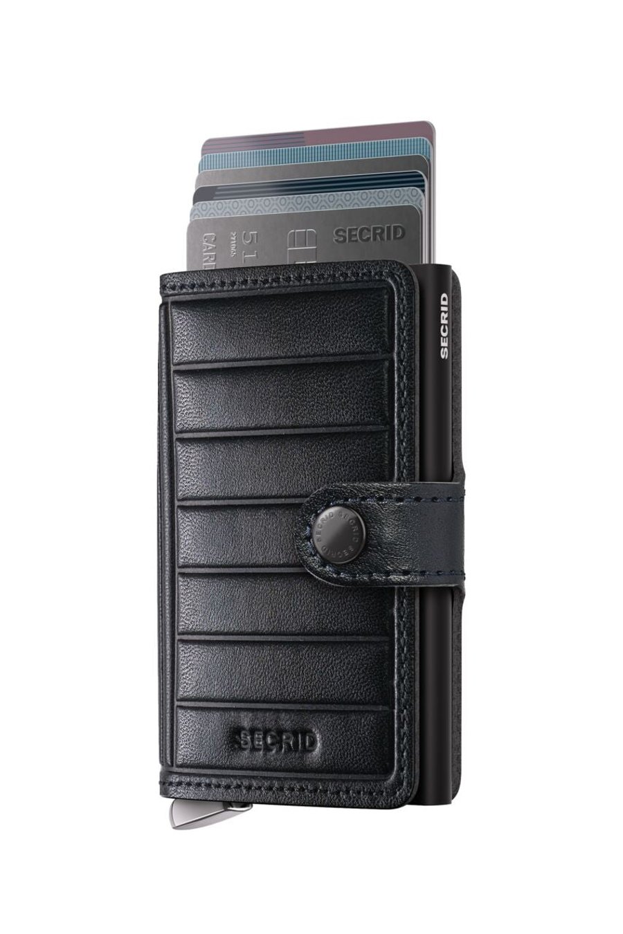 Secrid Miniwallet - Emboss Lines - Black
