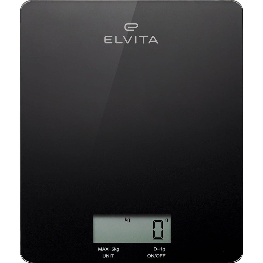 Elvita eldhúsvog svört