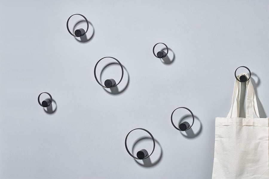 Hooked On Rings Snagi Ø:4,6 cm | Svartur
