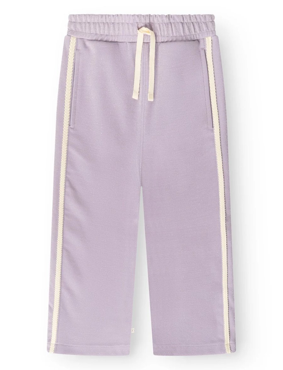 Deanna sweatpants – Purple glitter