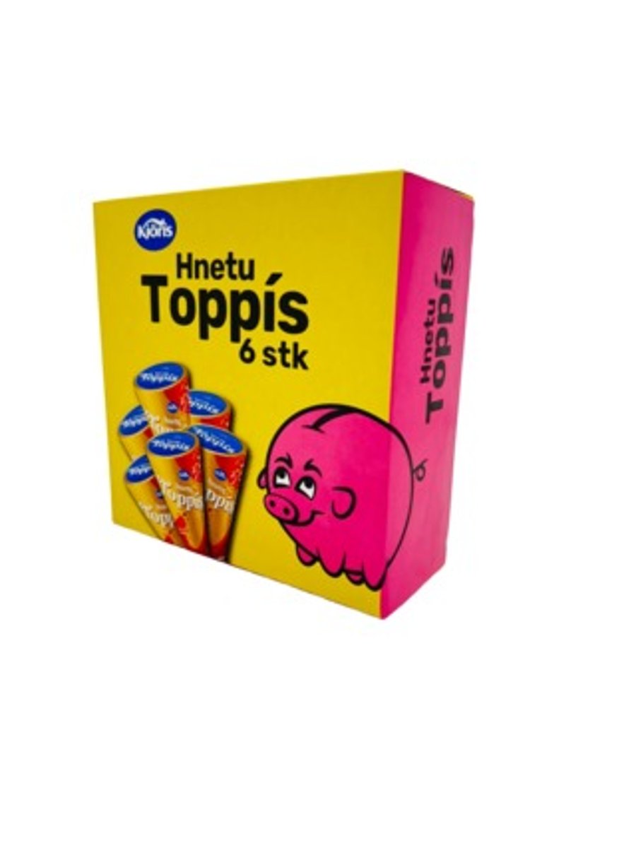 Bónus hnetutoppís 6 stk.