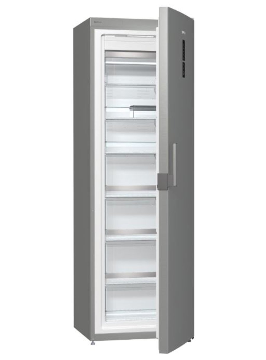 Gorenje stál frystiskápur 185 cm - Led skjár
