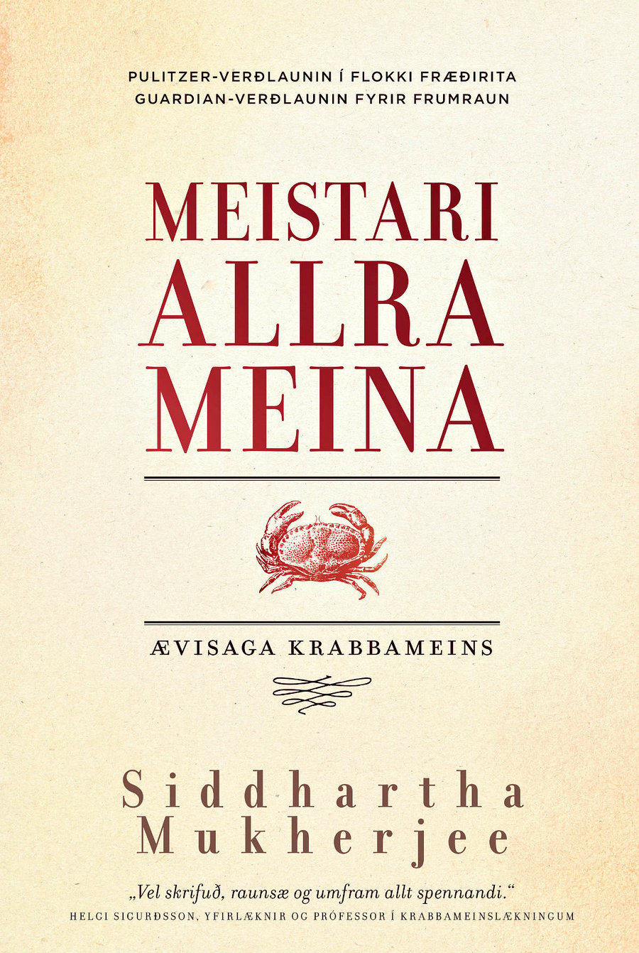 Meistari allra meina: ævisaga krabbameins