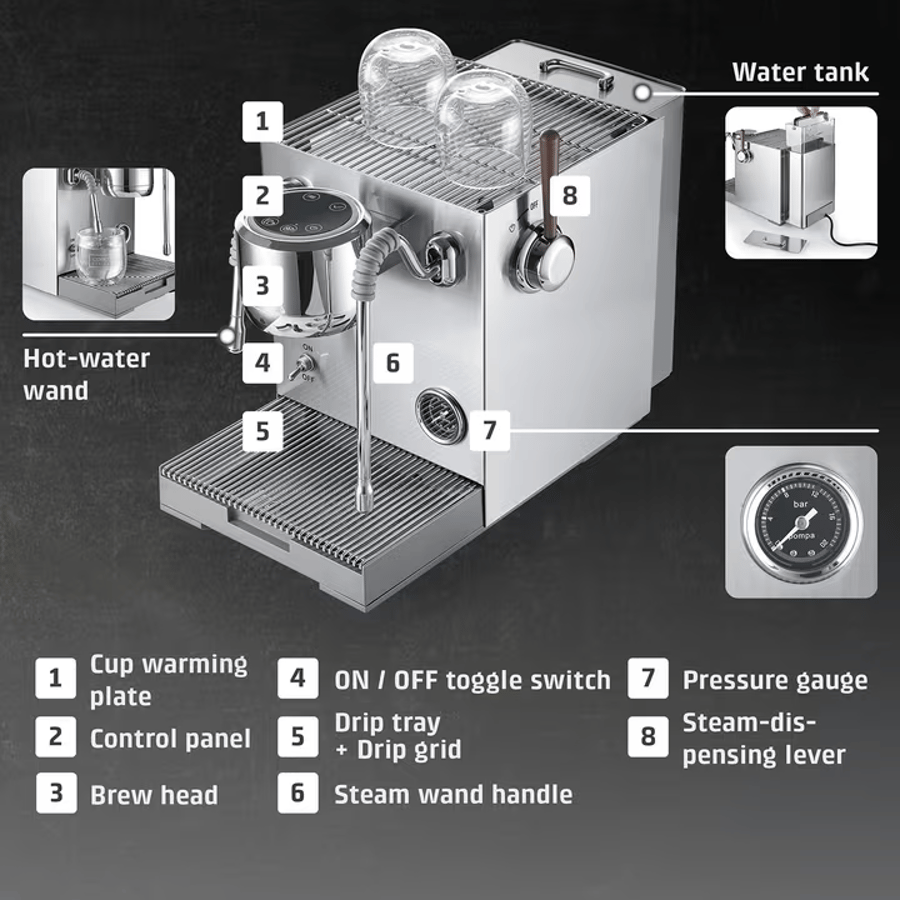 Caso Espresso Gourmet Advanced kaffivél