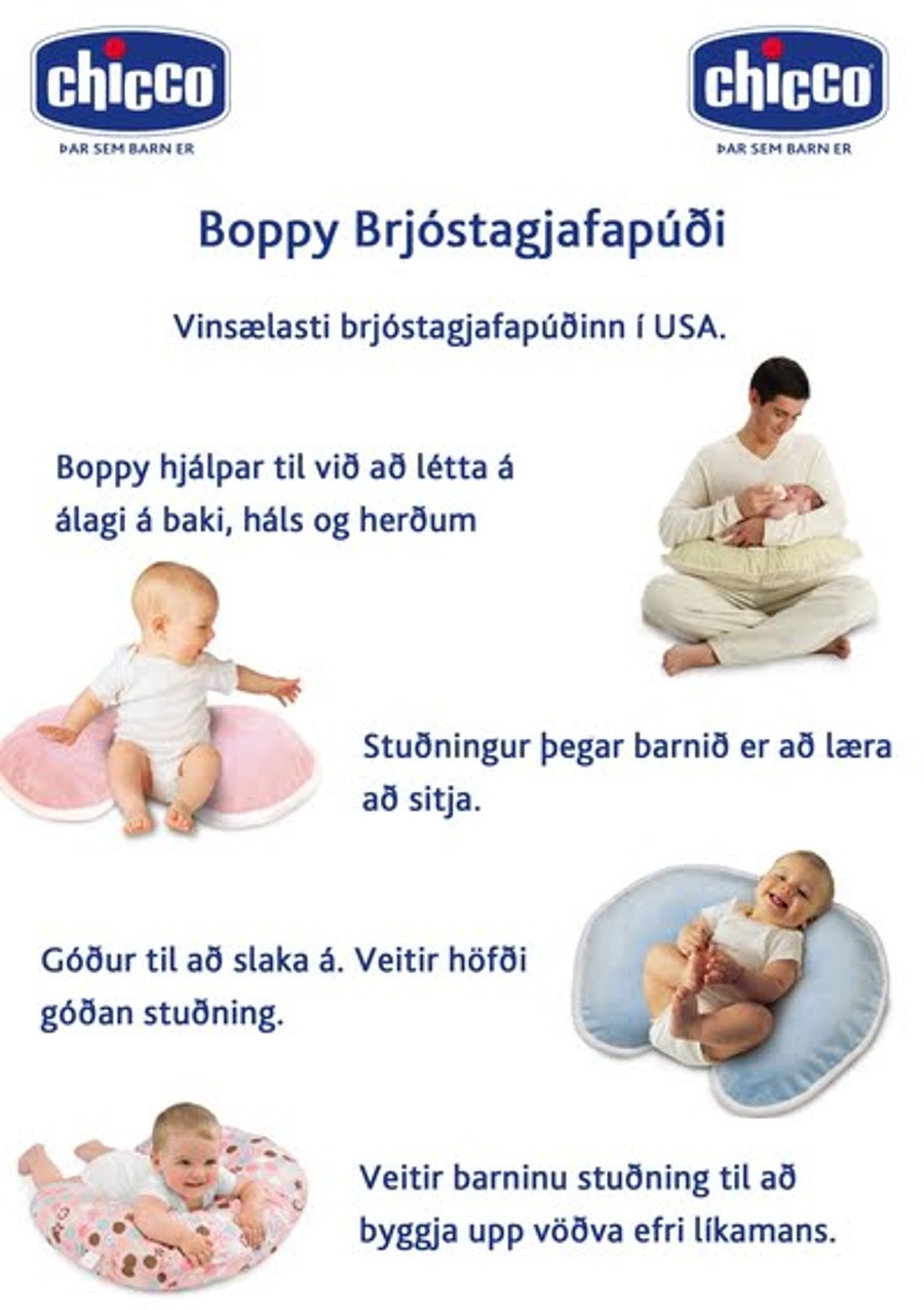 Chicco Boppy brjóstagjafapúði Clouds