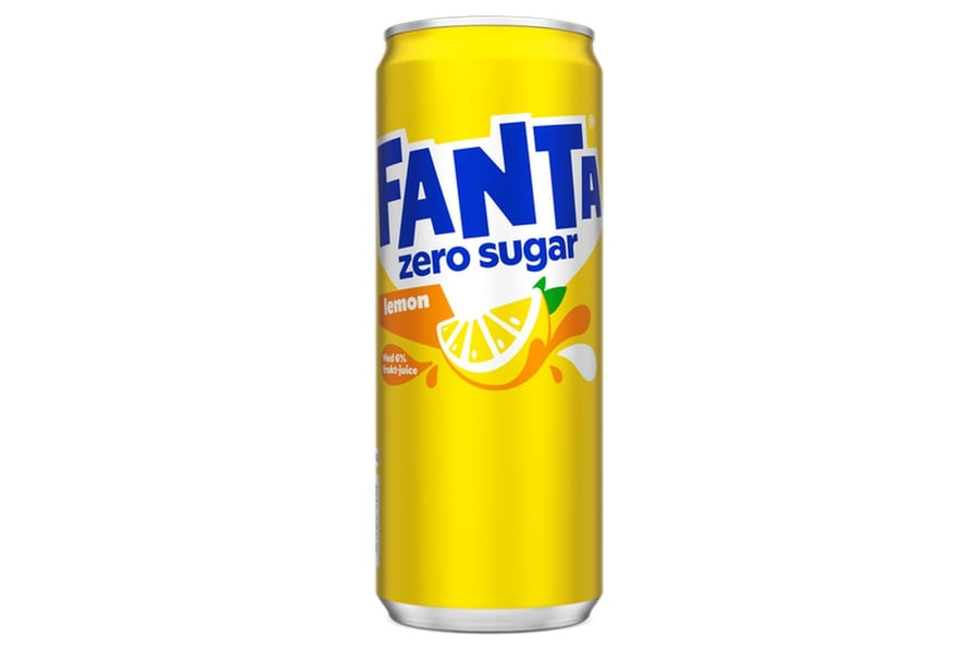 Fanta Lemon án sykurs 330 ml (Dós)
