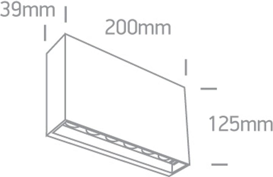 Malmö LED WALL LIGHT 1x6w
