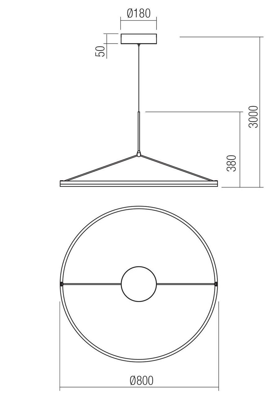 Orbit 80cm hangandi gull