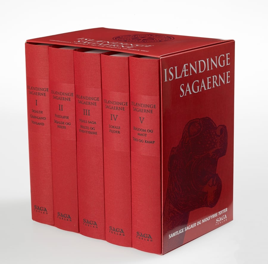 Íslendingasögurnar 1-5 danska