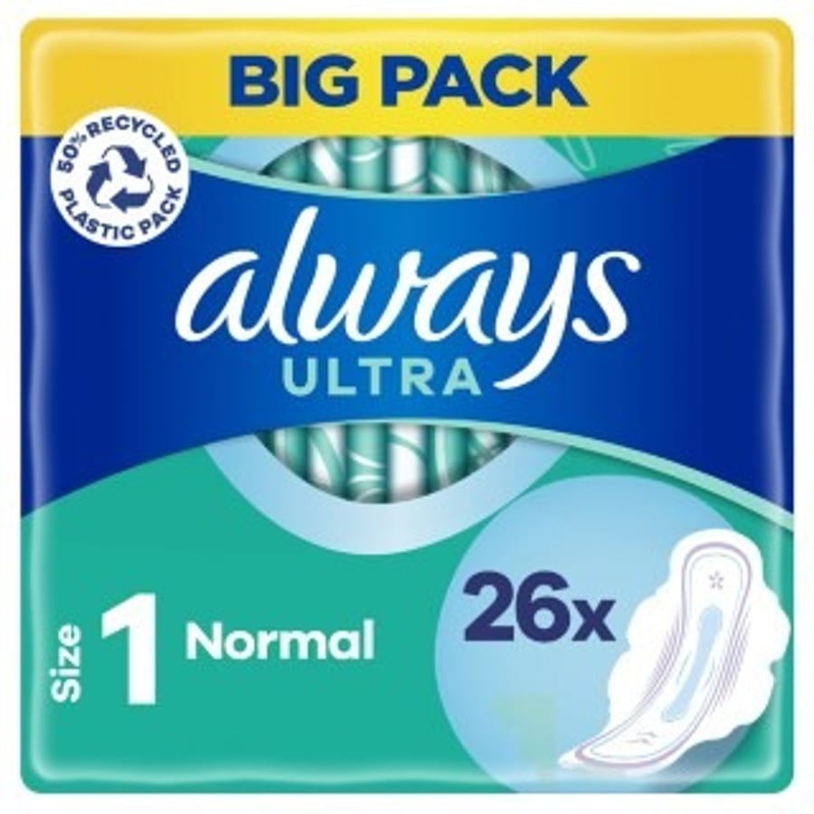 Always Ultra dömubindi Normal Plus 26 stk.