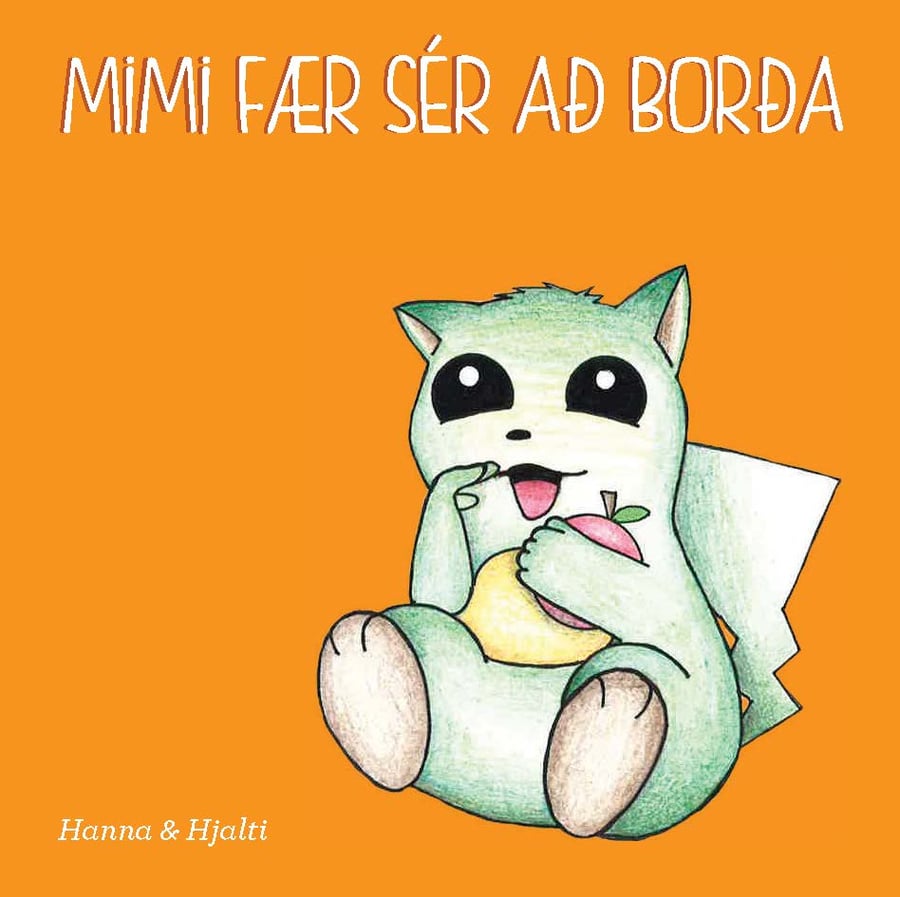 Mimi fær sér að borða