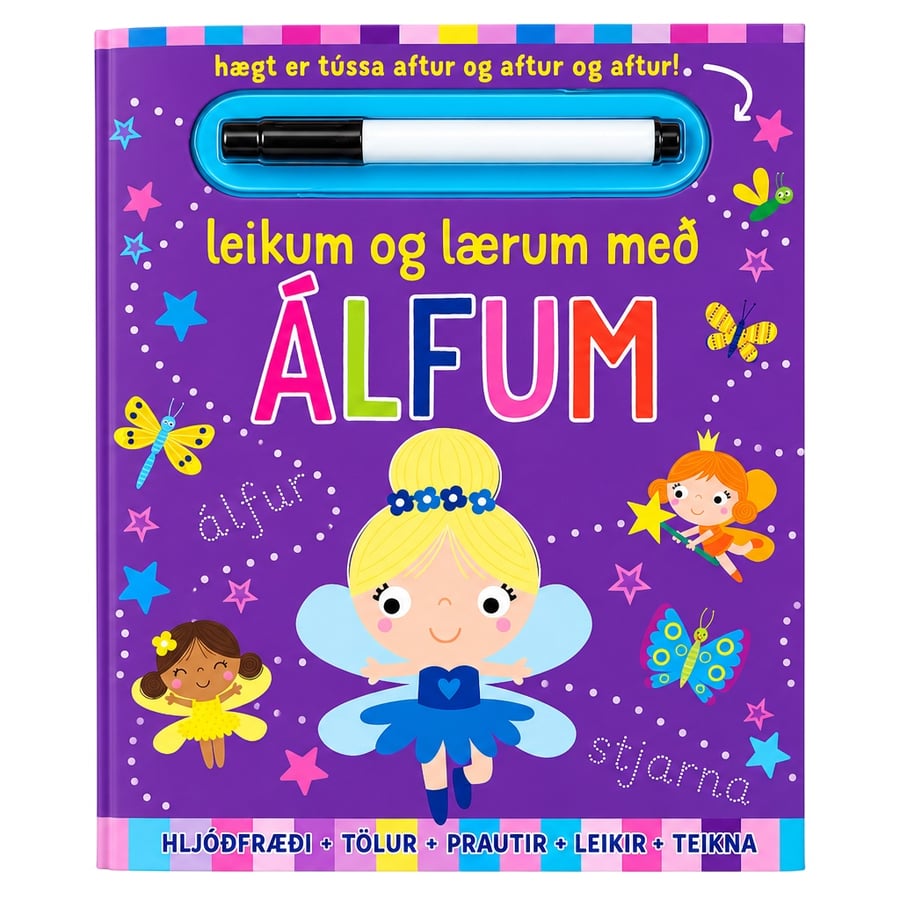 Leikum og lærum með álfum - verkefnabók