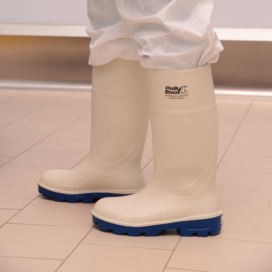 PollyBoot Alfa öryggisstígvél, matvæla hvít S4