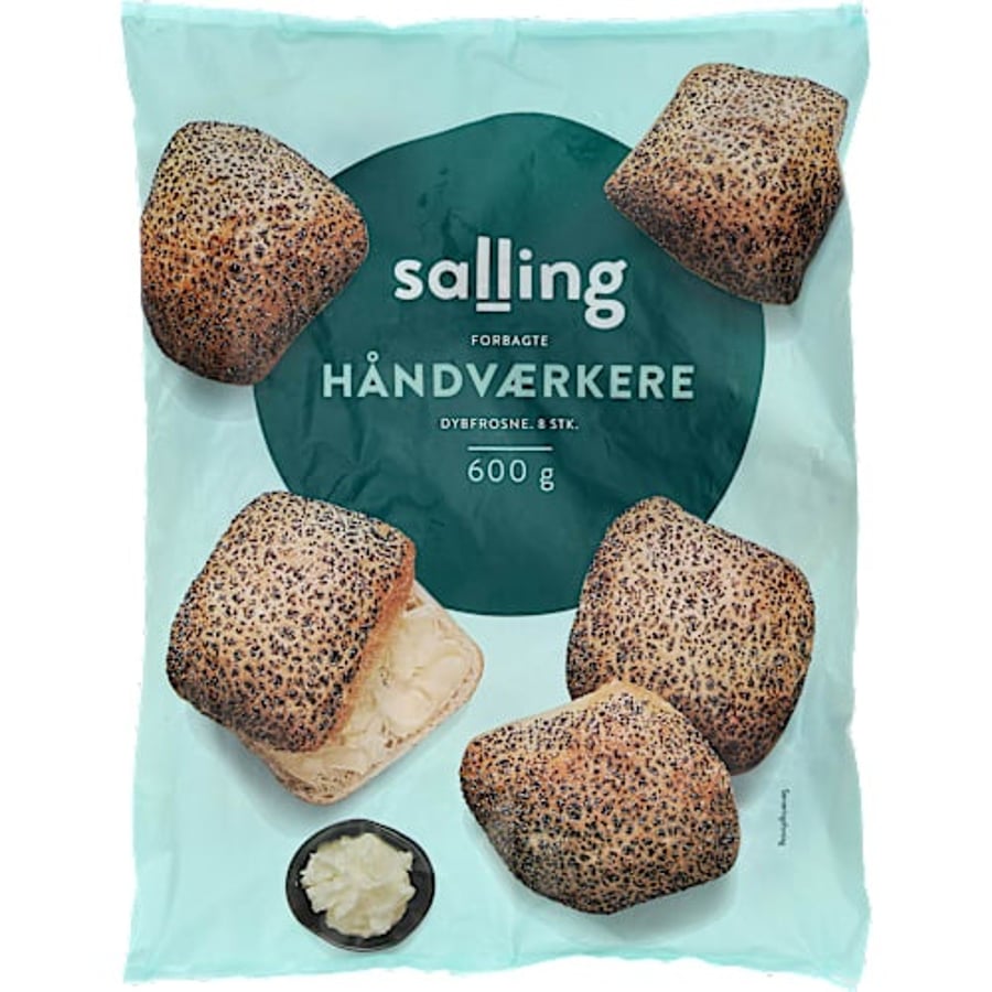 Salling handverksrúnstykki 8 stk. 600 g