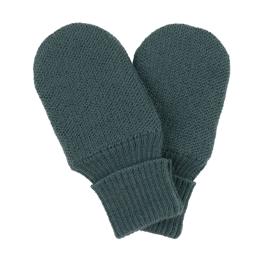 Voksi Wool Double Knit vettlingar Sea Green