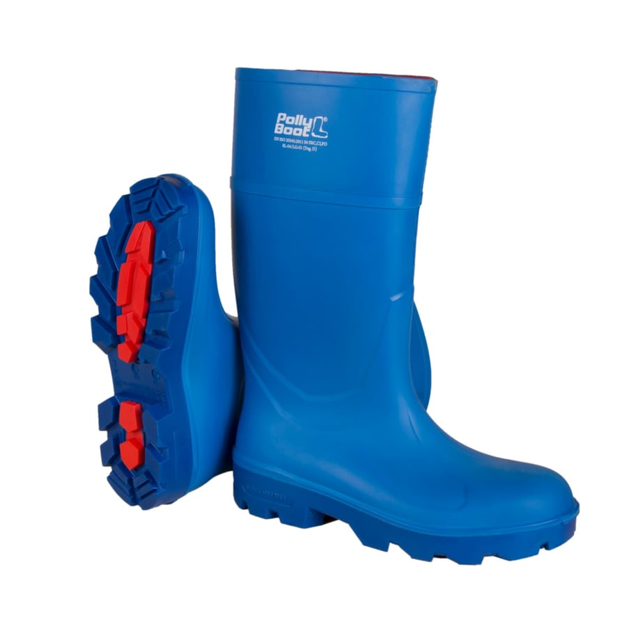 PollyBoot Alfa matvælastígvél blá, án stáltá