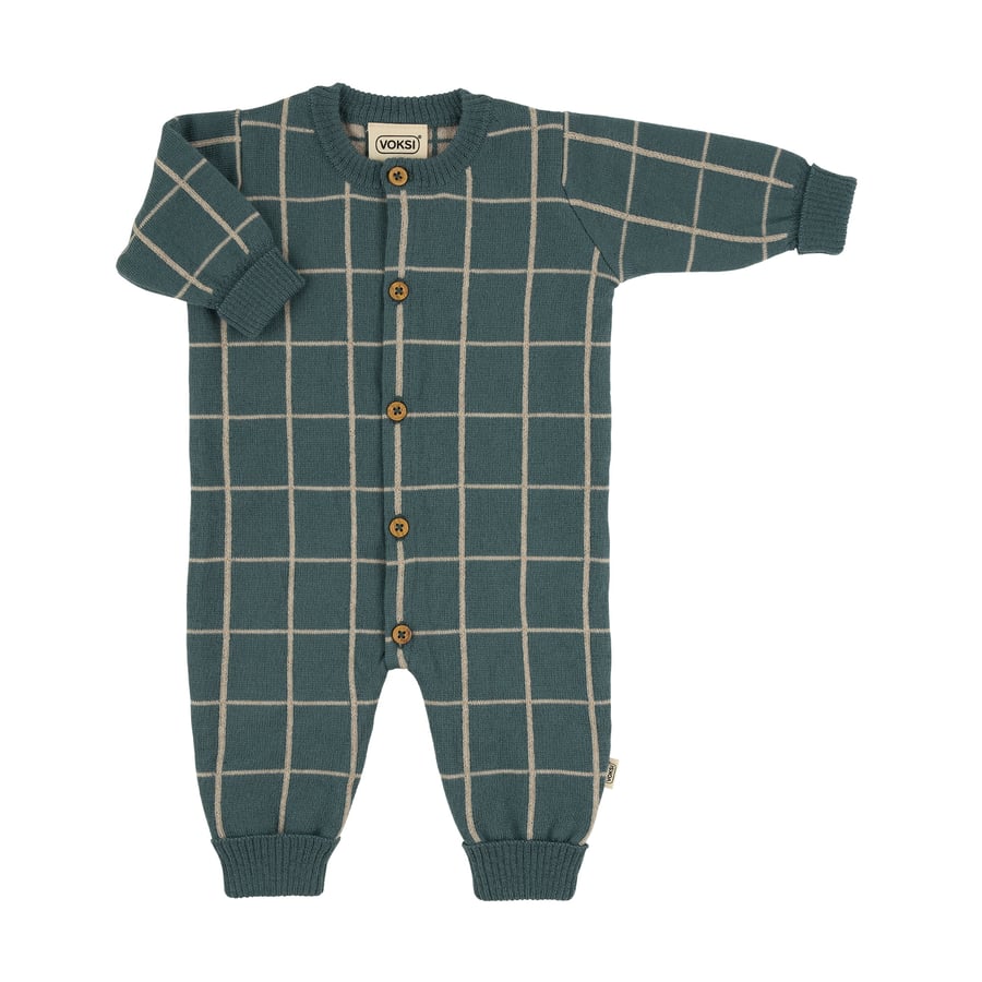 Voksi Wool Double Knit heilgalli Sea Gre