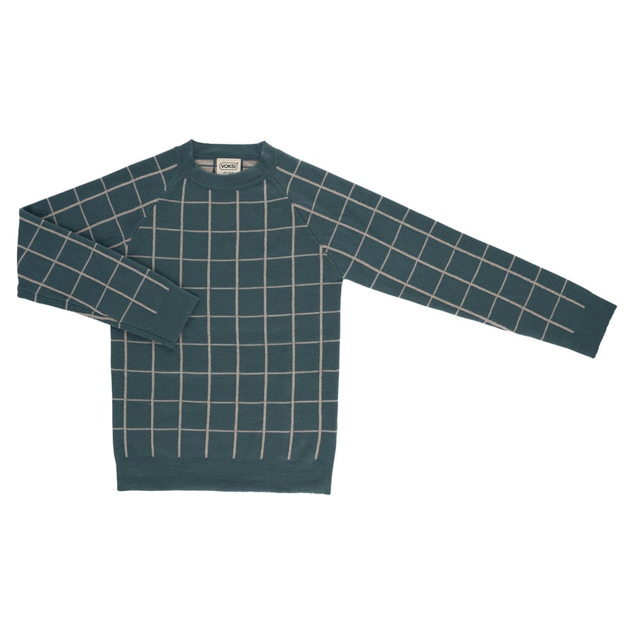 Voksi Wool Double Knit peysa Sea Green