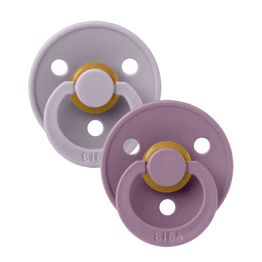 BIBS Colour Grey/Mauve Size 1 2pk
