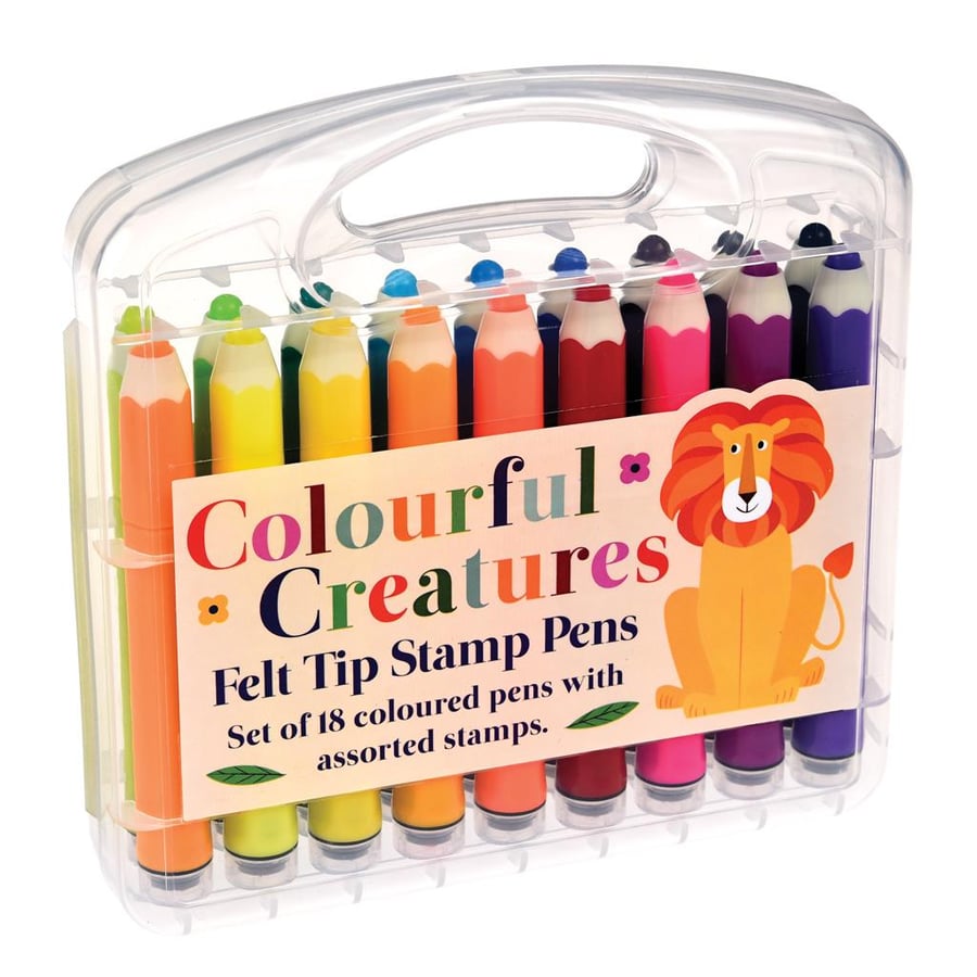 Tússlitir - Colourful Creatures Felt Tip Pens