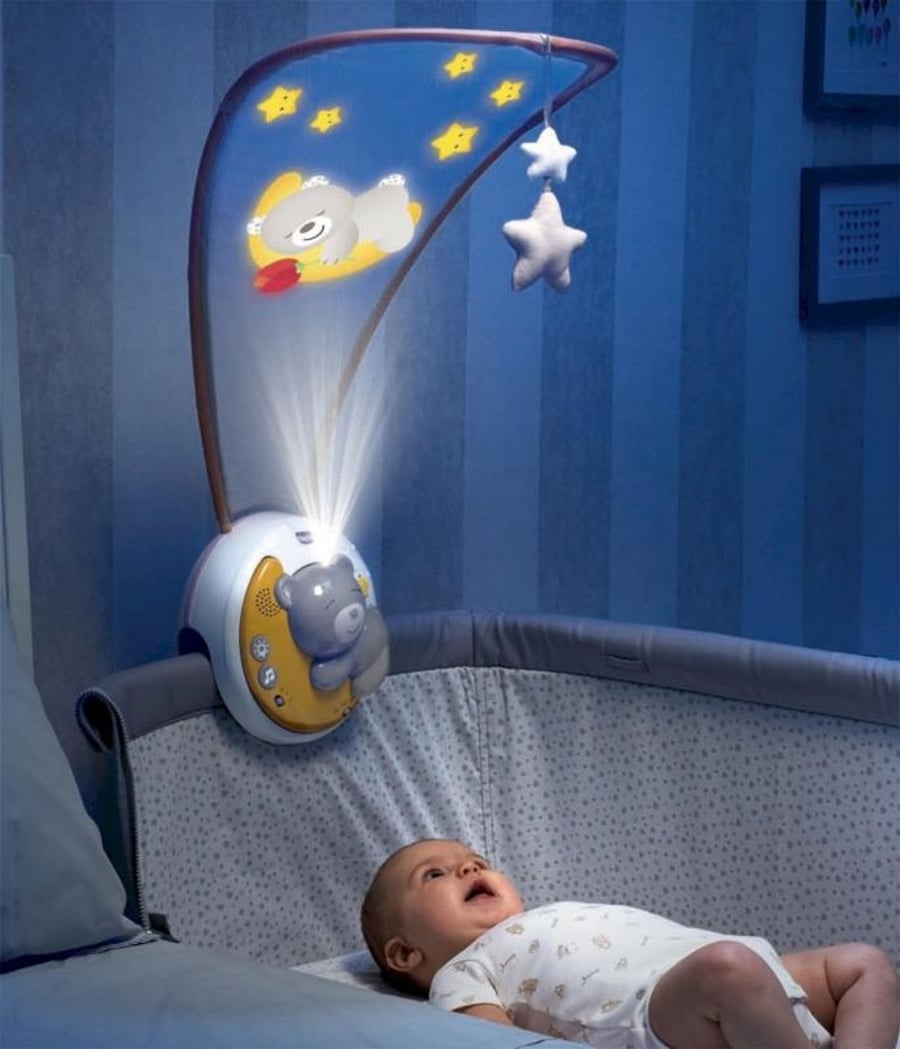 Chicco Next2Moon spilad/ljós blá