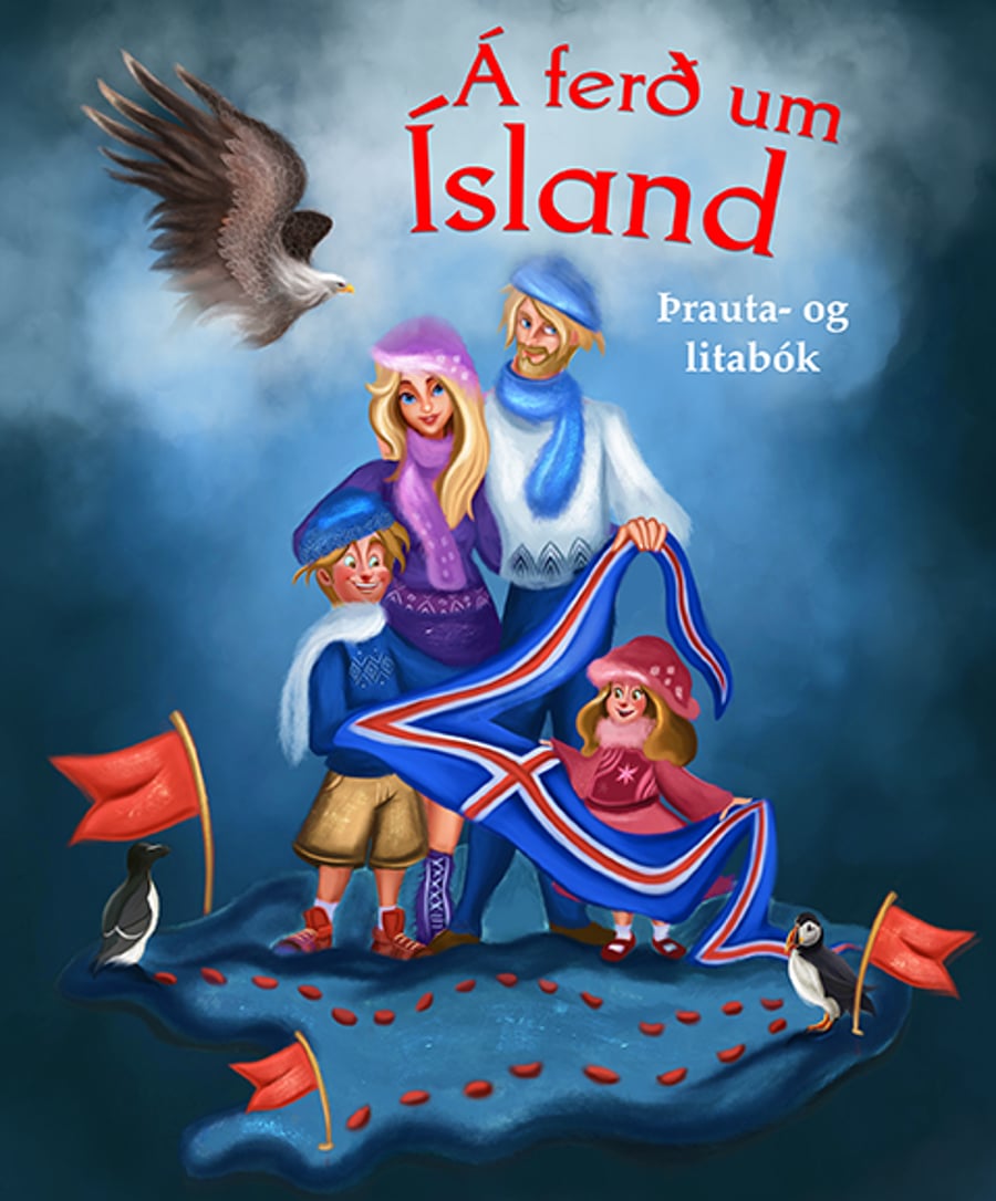 Á ferð um Ísland