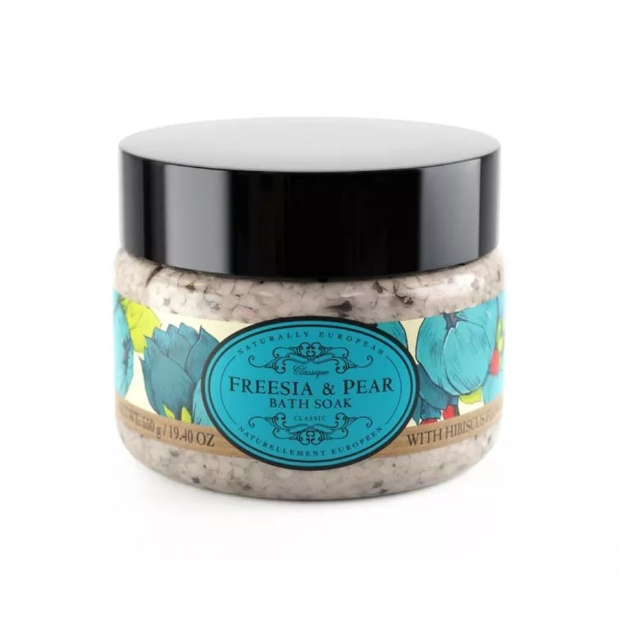Naturally European Freesia & Pear bað salt 500 gr
