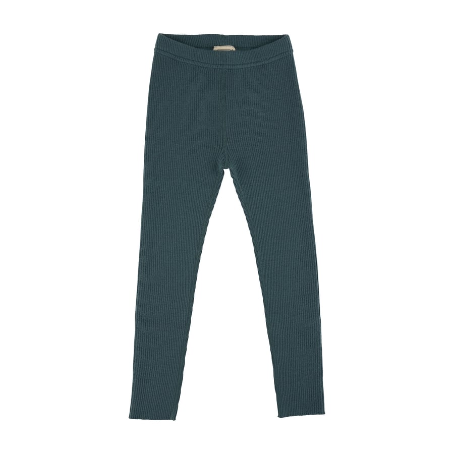 Voksi Wool Rib buxur Sea Green