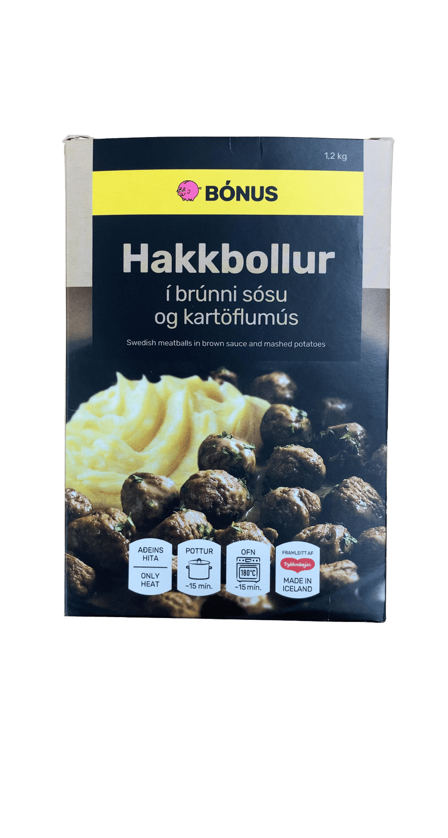 Bónus Hakkbollur í brúnni sósu og kartöflumús 1200 g