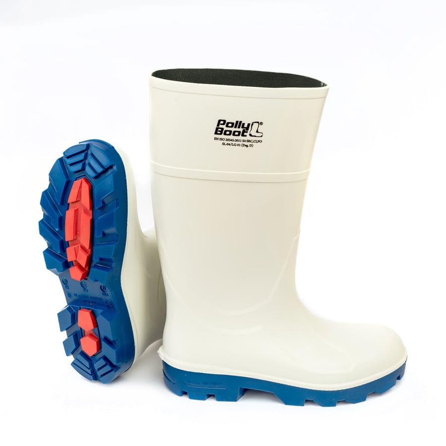 PollyBoot Alfa matvælastígvél hvít, án státá