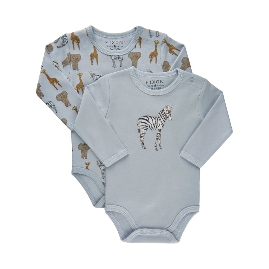 Fixoni langerma samf baby blue 2pk SS21