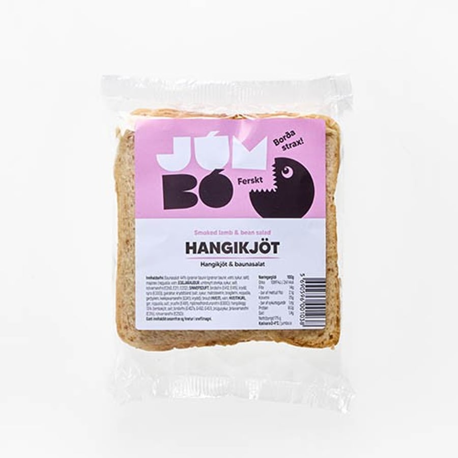 Jumbo samloka hangikjöt 180 g