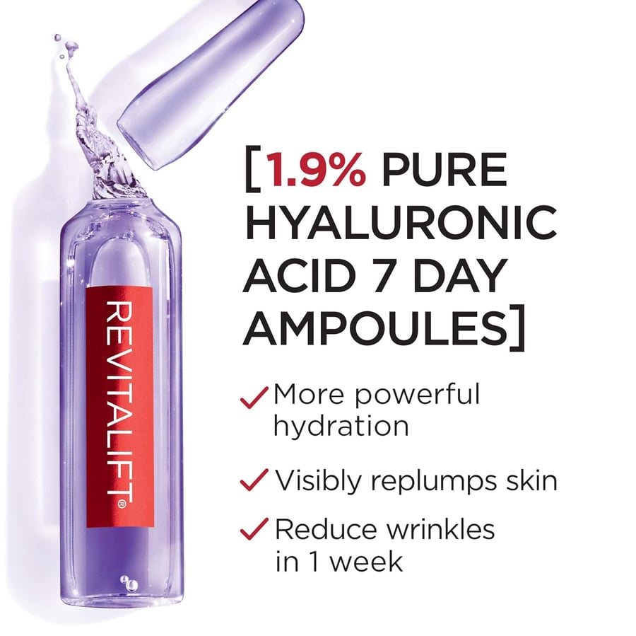 L'Oreal Paris Revitalift Derm Intensives Serum Hyaluronic Acid  Ampúlur 7 x 1,3 ml