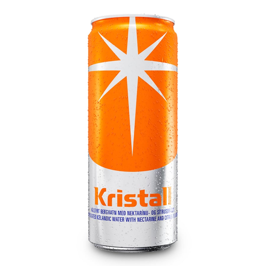 Kristall Nektarínu og sítrus 330 ml