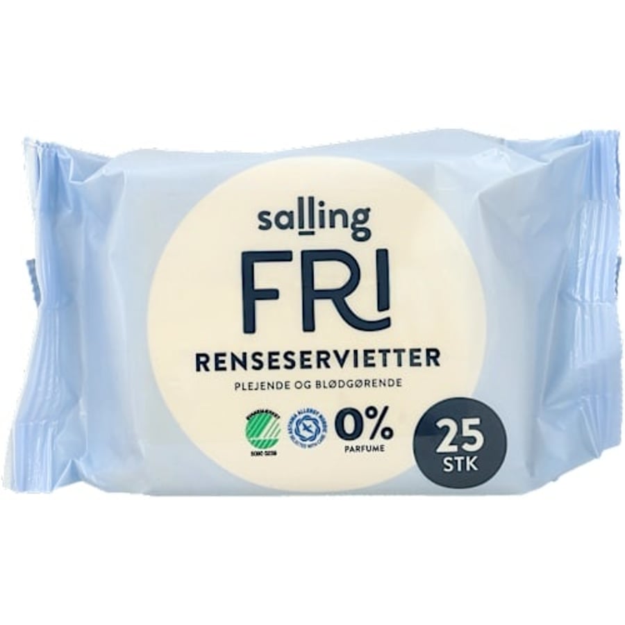 Salling FRI andlitshreinsiþurrkur 25 stk.