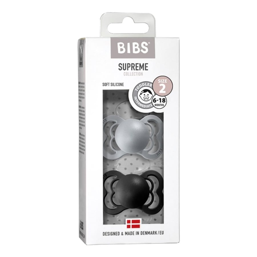 BIBS Couture Iron/blue Silikon St 2 2pk
